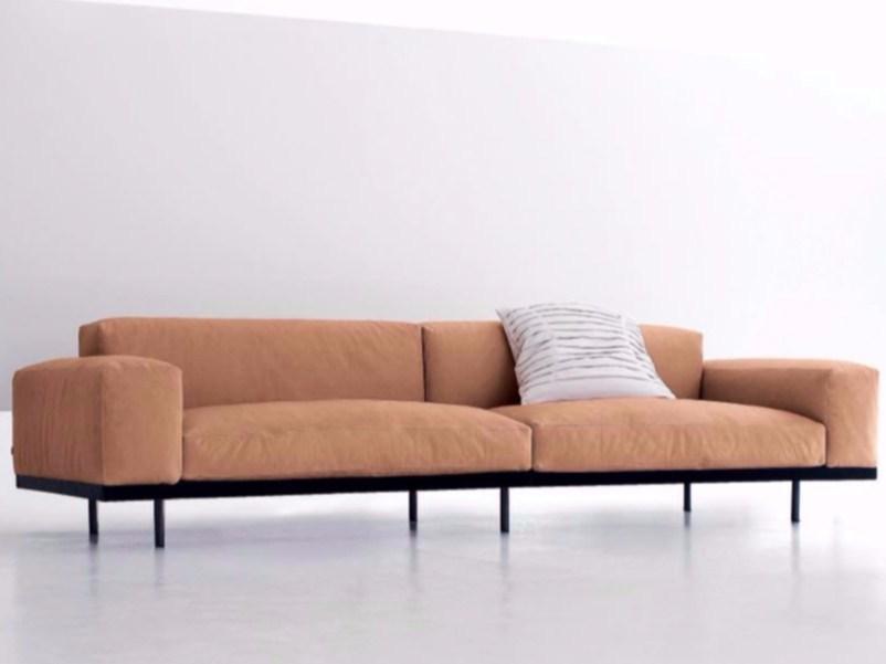 arflex Мягкий 4-х местный кожаный диван Naviglio sun-id-1439559 - Вид №2