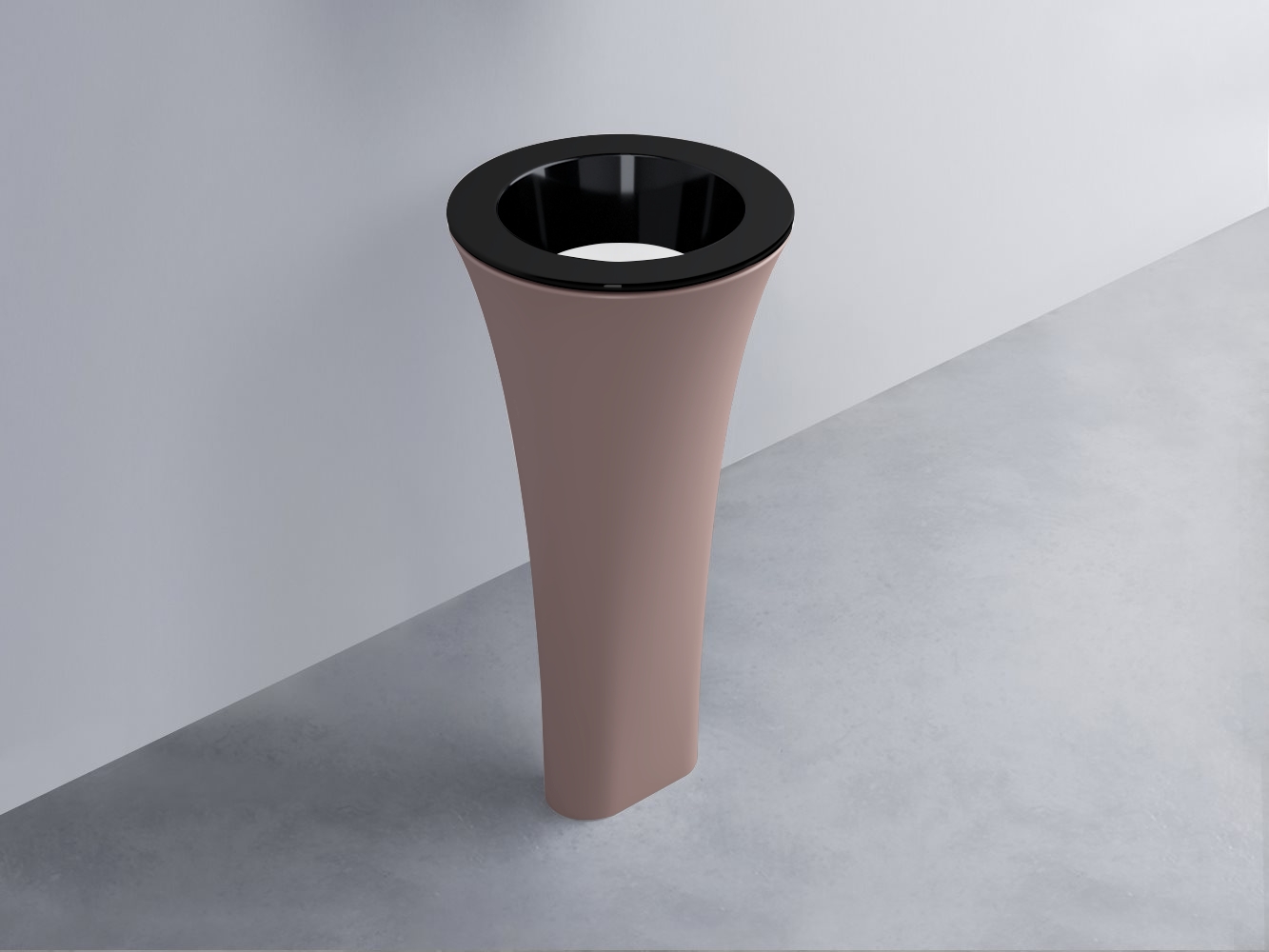 AMLA45-N+AMPILT-BL+AMCOLT-CP Раковина Amedeo Tondo отдельностоящая cielo Enjoy + Amedeo Ceramica Cielo