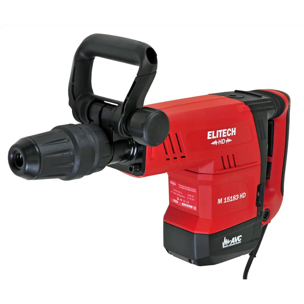 Молоток отбойный сетевой SDS Max Elitech HD М 1518Э E2205.006.00 1500 Вт, 18 Дж STLM-2202821
