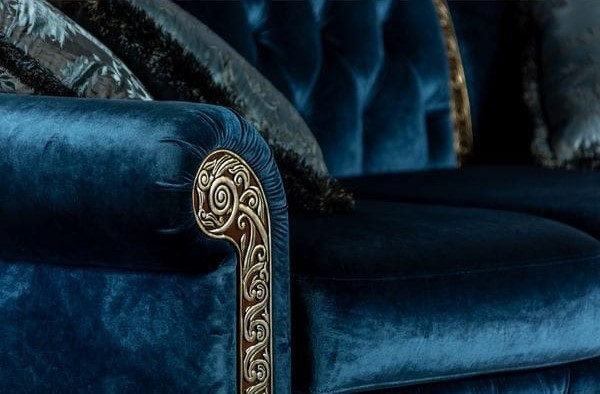 Диван Tesoro прямой темно-синий UNICO ДИЗАЙНЕРСКИЕ 249015 Синий  - Вид №4