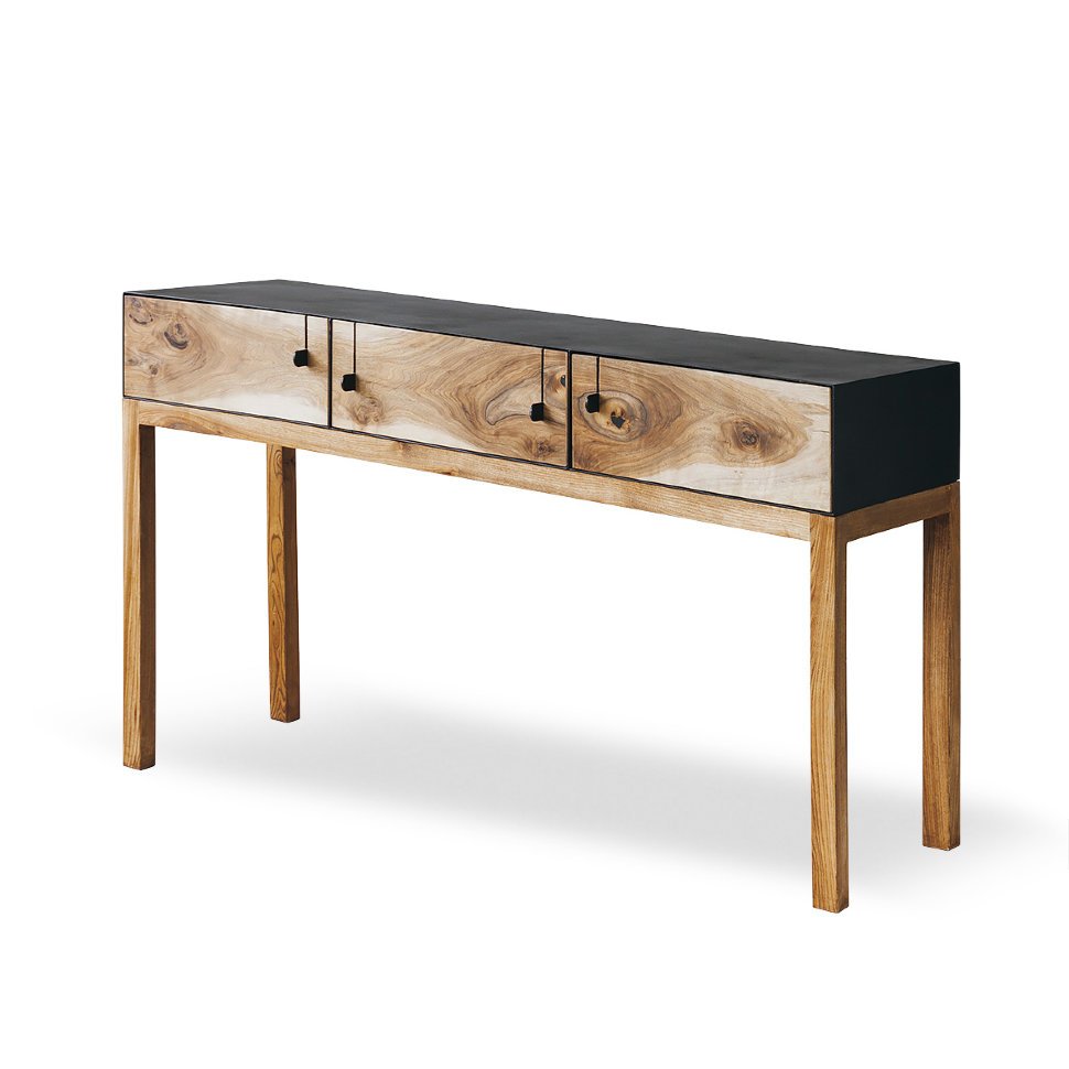 Консоль с ящиками деревянная Tank ICON DESIGNE ПОД СТАРИНУ 178156 Коричневый  - Вид №1