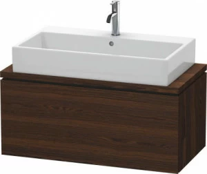 LC580306969 L-Cube Тумбочка для компактной консоли Орех брашированный (натуральный шпон)