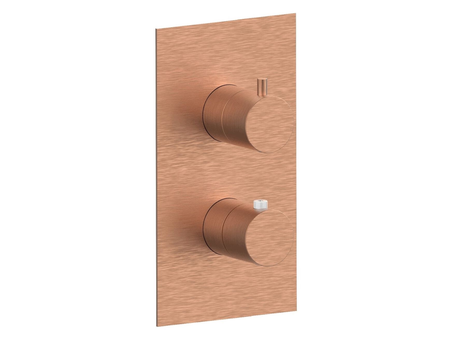 Термостатический смеситель для душа с 2 отверстиями и пластиной Rubinetterie Frattini душевые кабины ARCH-00035327