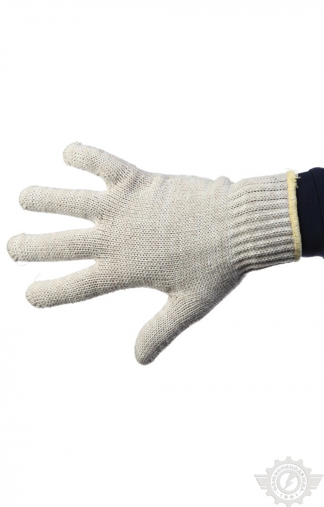 59095 Перчатки трикотажные ХБ 5-ти нитка  Средства защиты рук  размер Спецодежда  - Вид №2