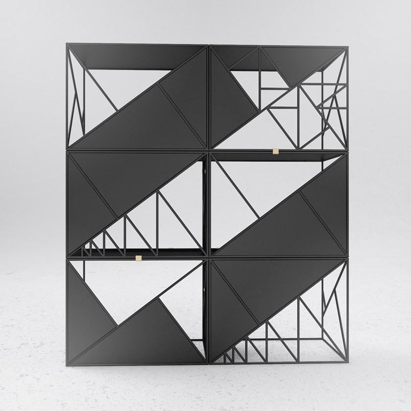 ODESD2 Открытый стальной книжный шкаф Z sun-id-1345234 - Вид №4