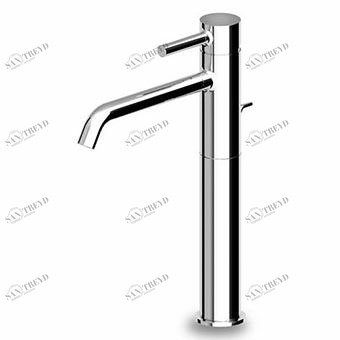 ZP6218 Смеситель для раковины, однорычажный, с удлинителем, аэратор, сливной слив 1 1/4 ", гибкие шланги. Zucchetti Pan 