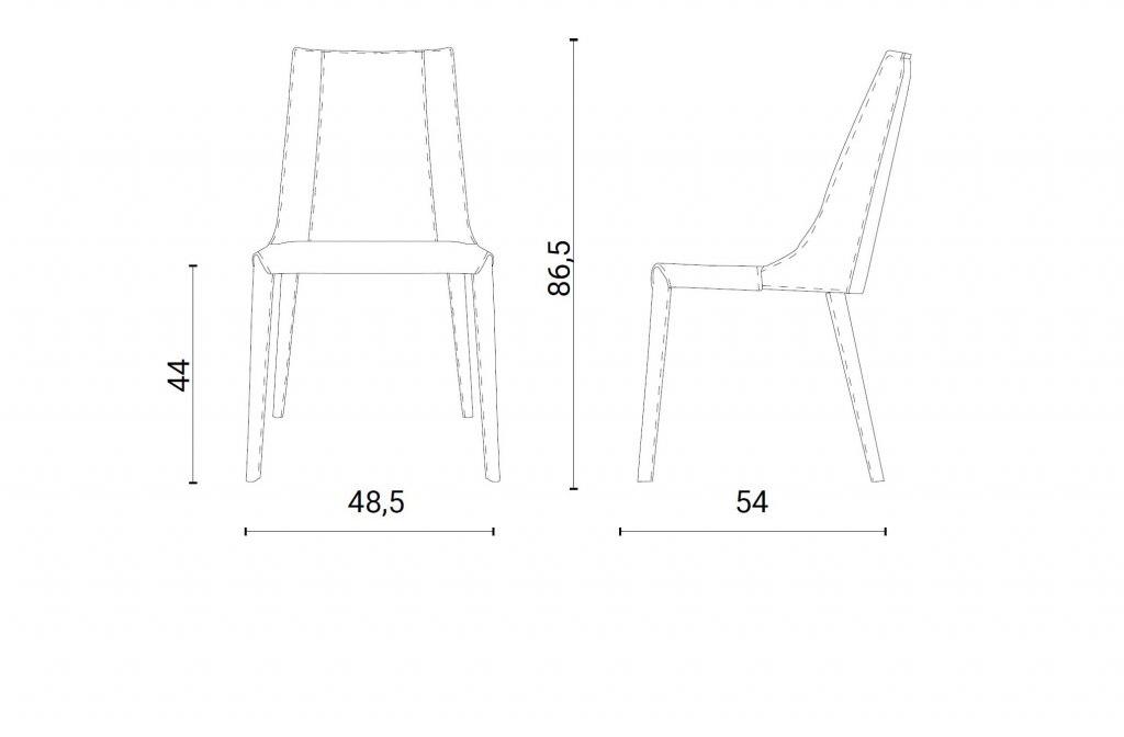 Ozzio Italia Кожаный стул для ресторана  S337  - Вид №5