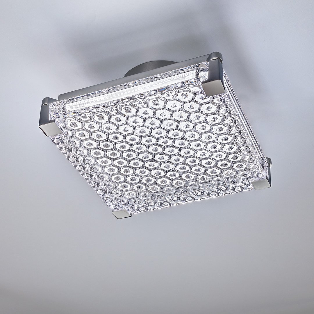 Светильник настенно-потолочный светодиодный хром Frezia Light 120138 FREZIA LIGHT ДИЗАЙНЕРСКИЕ 00-3953650 Прозрачный;хром  - Вид №1
