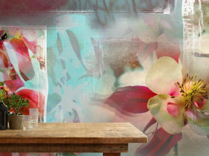 Тропические обои ПВХ бесплатно, ЭКО, моющиеся