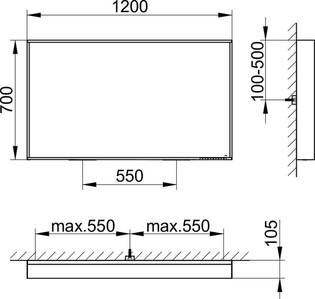 33097ZZ3500 Зеркало с подсветкой KEUCO Plan - Вид №12