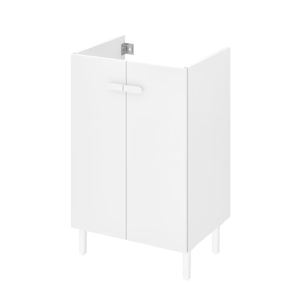 Тумба под раковину напольная Sensea Easy 50 см цвет белый STLM-2140244 - Вид №1