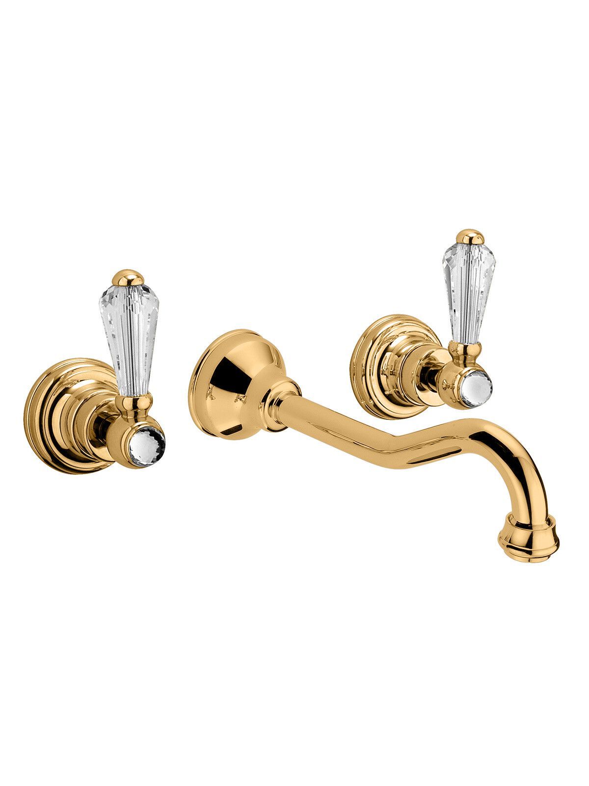 Настенный смеситель для раковины с отдельными розетками без слива Rubinetterie Frattini Lybra M Style ARCH-00082918 - Вид №2