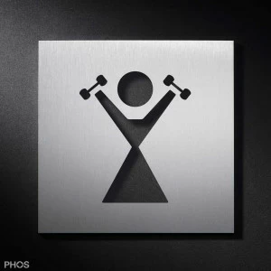 PS4601 Пиктограмма подписывает фитнес-зал для дам PHOS