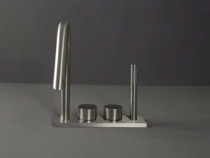 RIFRA Комплект для ванны из нержавеющей стали с ручным душем Wave 1220231/2