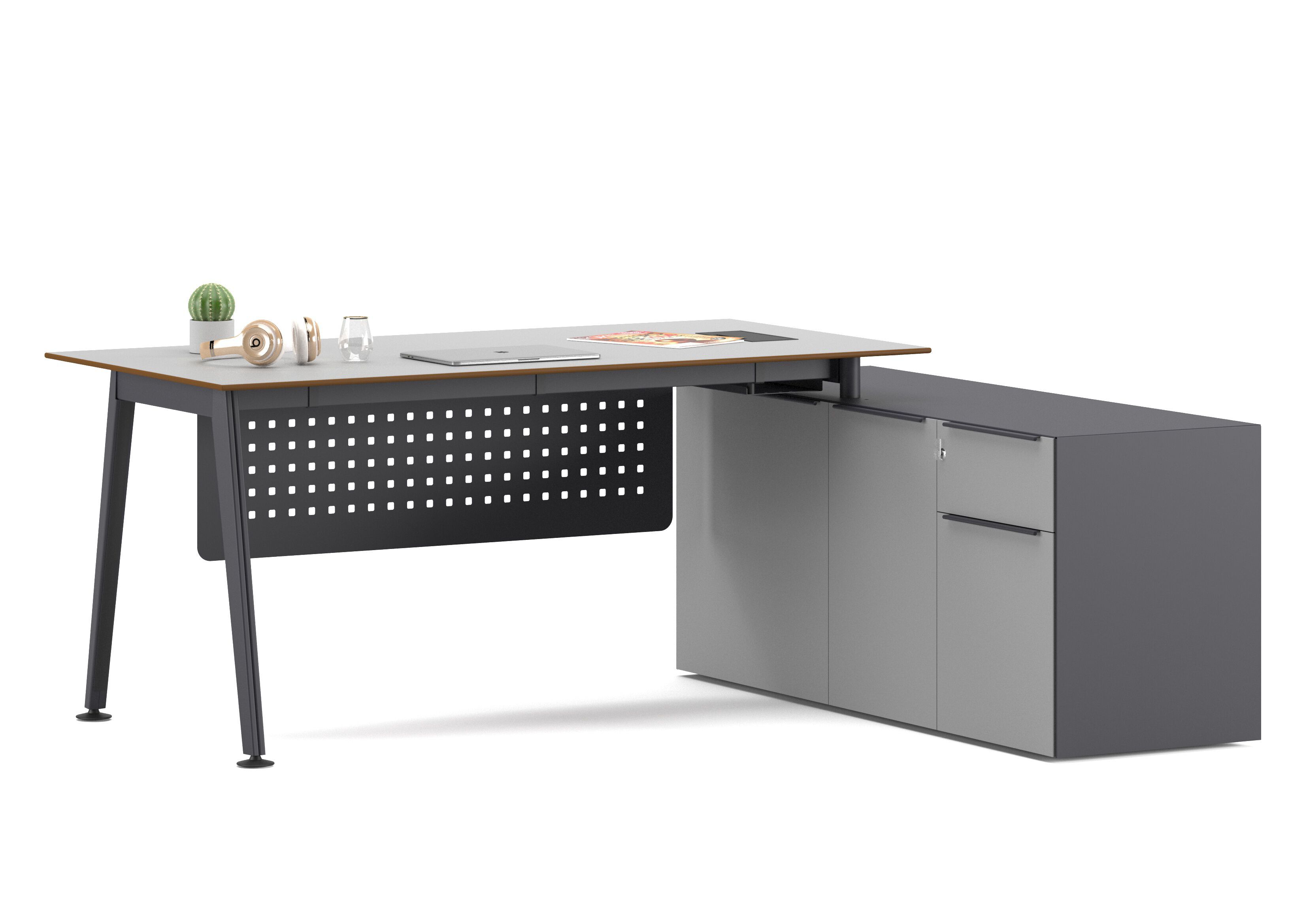 Деревянный угловой стол с ящиками Ersa HANA ARCH-00076909 - Вид №2