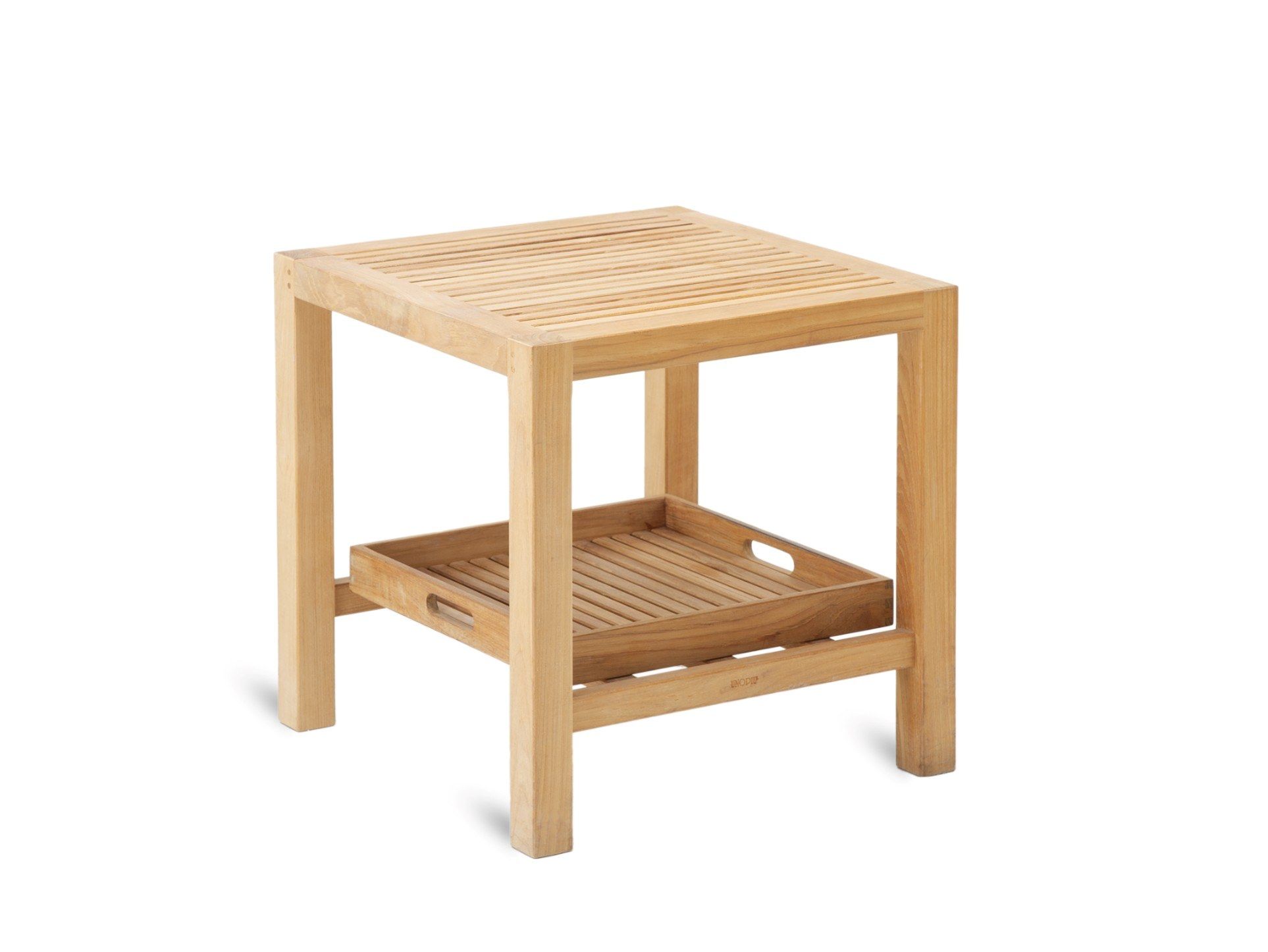 Квадратный стол из тикового дерева с подносом Unopiù Chelsea ARCH-00080857