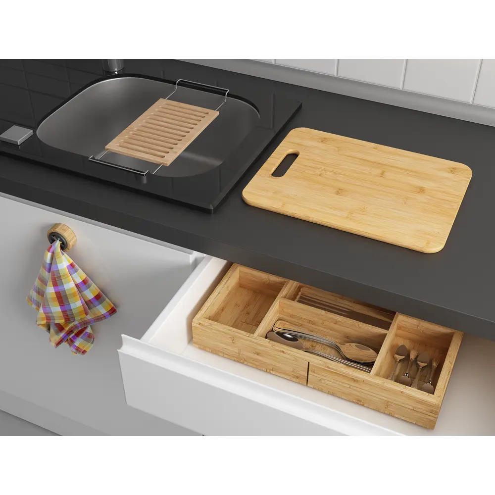 Разделочная доска Delinia BAO 36.8x27.9 см бамбук STLM-2176863 - Вид №6