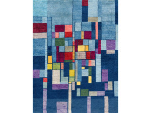 Прямоугольный шерстяной ковер