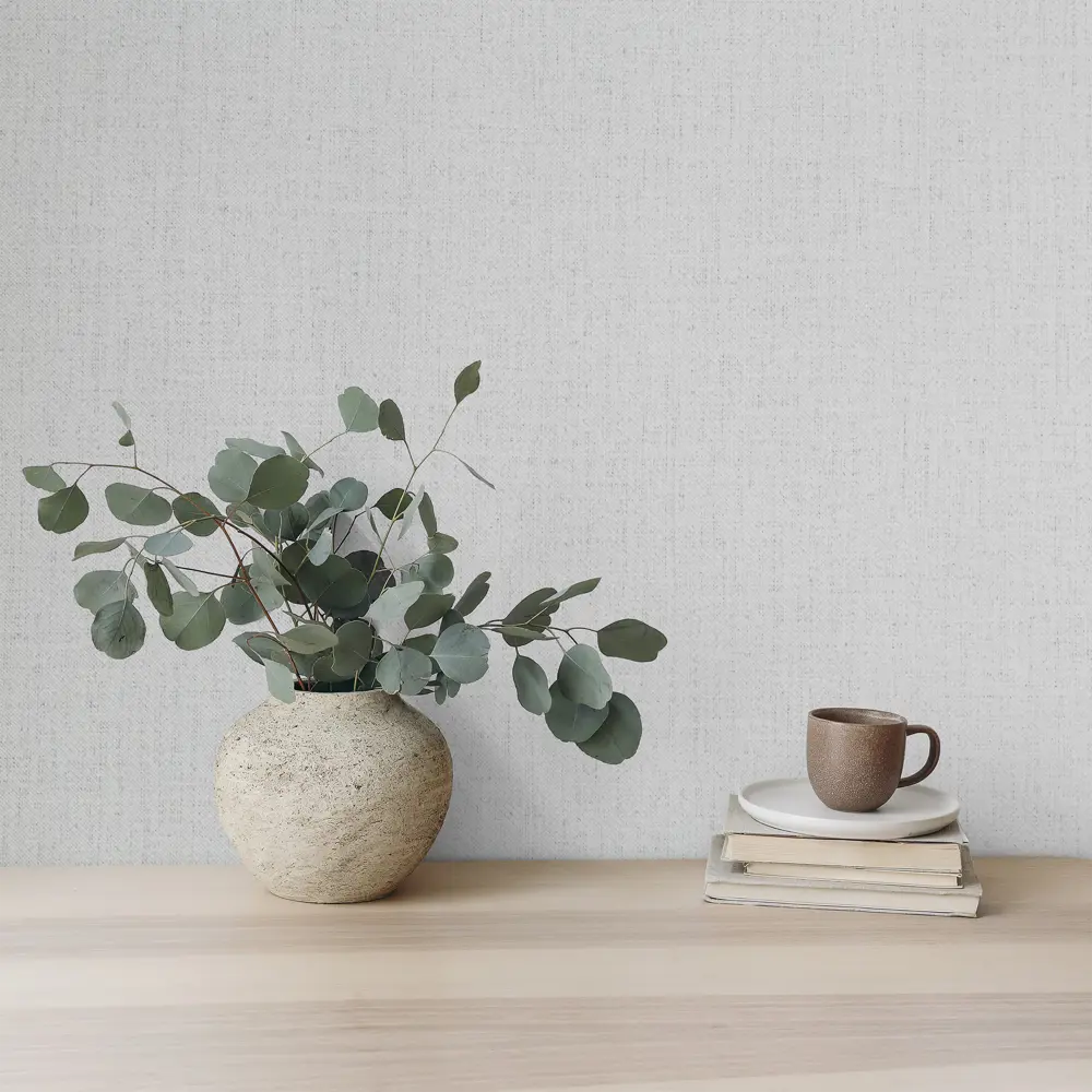 PALITRA SIMPLE Флизелиновые обои Rogozhka темно-серые для стильного интерьера 88060213 STLM-0814334 - Вид №3