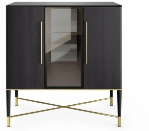 Gallotti&Radice Витрина из дерева и хрусталя со встроенной подсветкой Tama