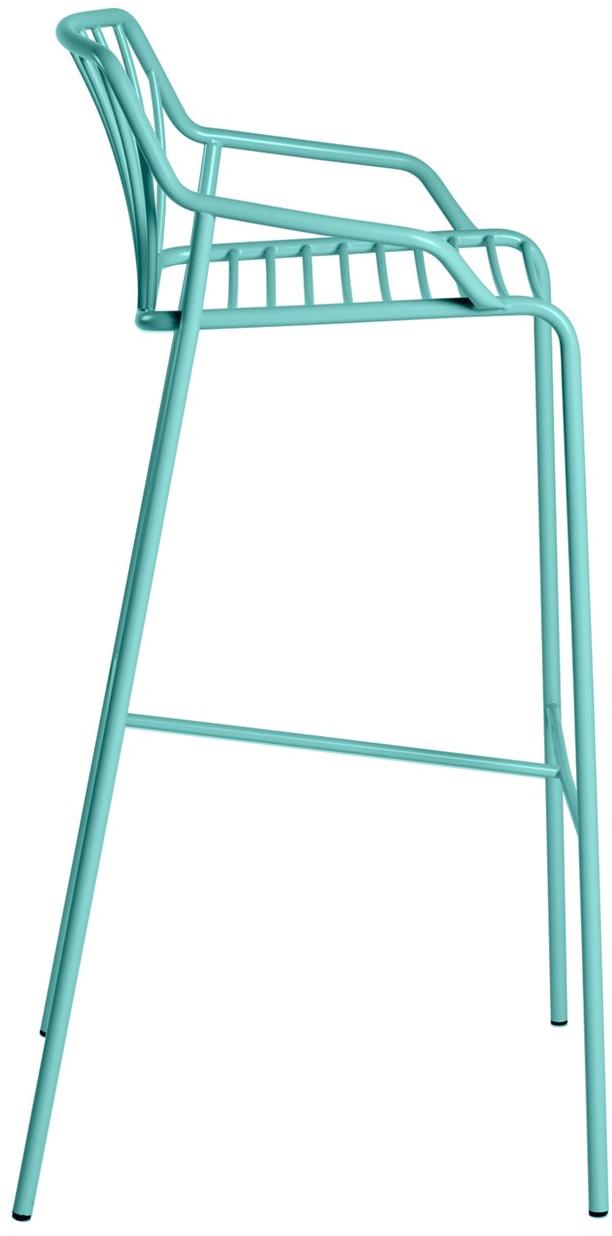 CaStil Табурет металлический со спинкой и подставкой для ног Ada Ada sg - Вид №2