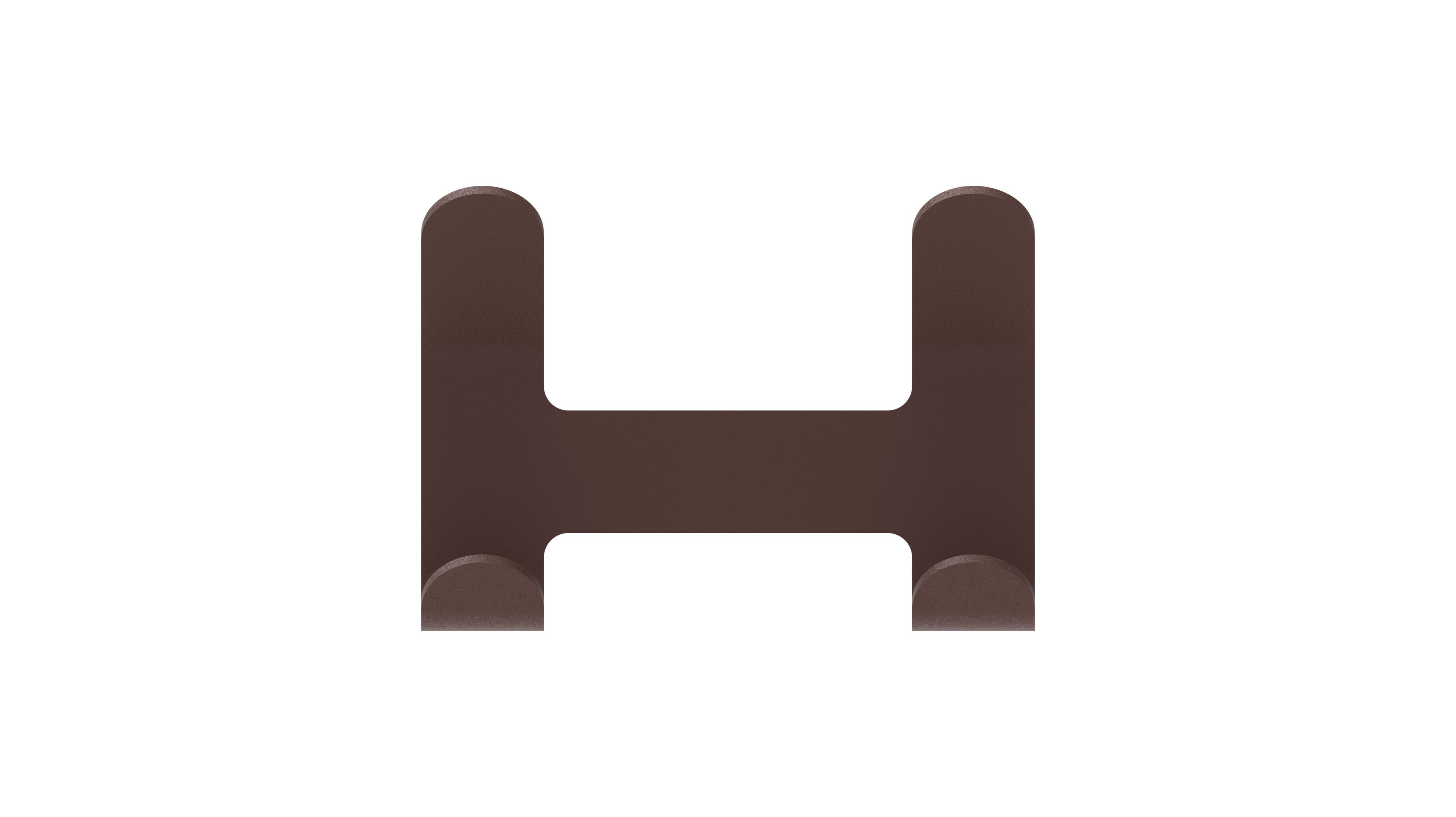 Стальная настенная вешалка с порошковым покрытием FUNCTIONALS QUATTRO ARCH-00038756 - Вид №10