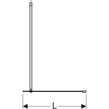 502.013.00.5 Душевая боковая перегородка IDO Showerama 10-20 Geberit  - Вид №2