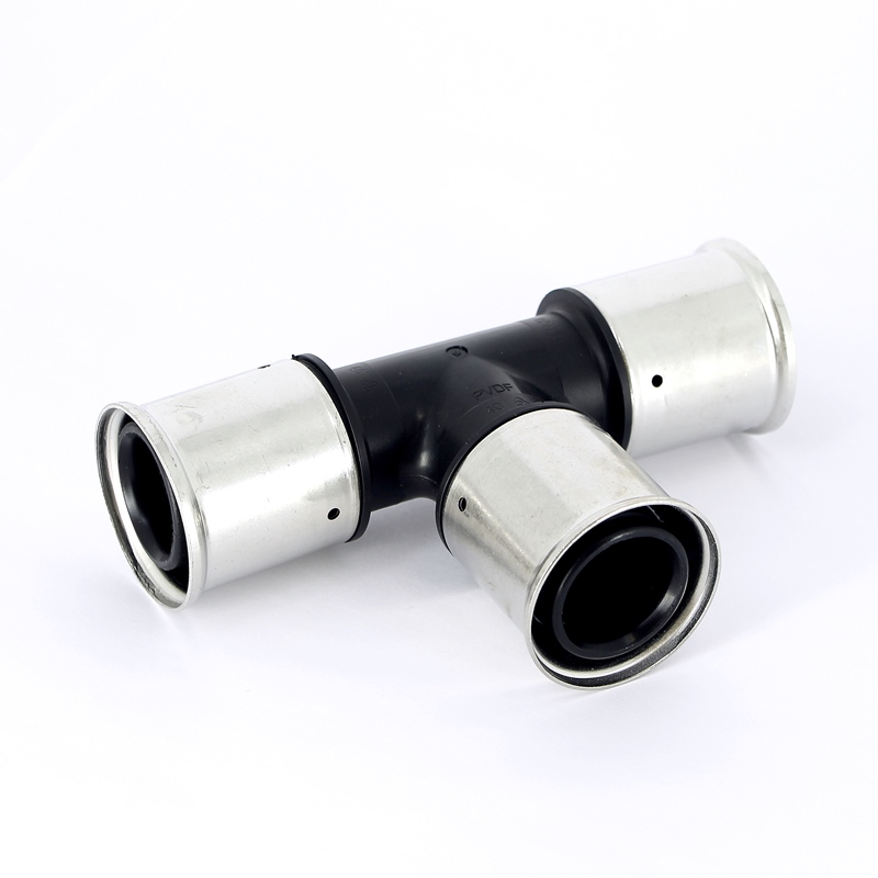 Тройник пресс PVDF HENCO 40х40х40 9PK404040 - Вид №3