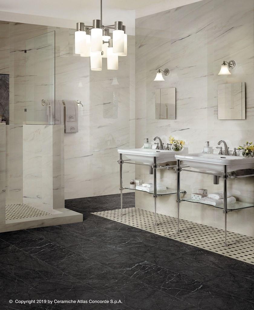 Atlas Concorde Белая плитка для стен с эффектом мрамора Marvel dream sun-id-1460935 - Вид №60