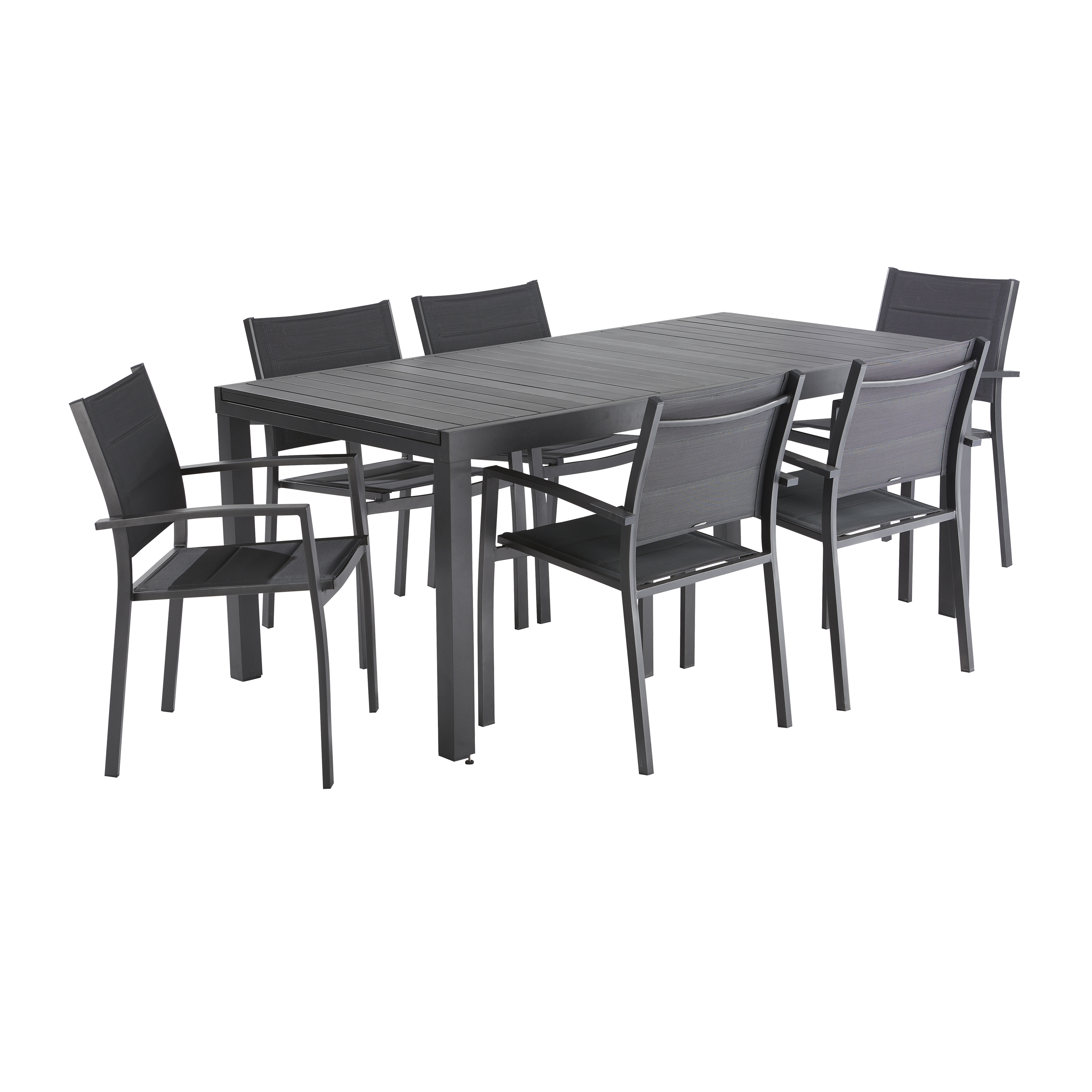 Стол раздвижной NATERIAL Lyra для сада и террасы с алюминиевой столешницей 83719639 STLM-0043748 - Вид №12