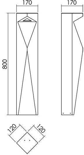 NEXO LUCE Светодиодный столб Bollard nexo luce 6669 - Вид №2