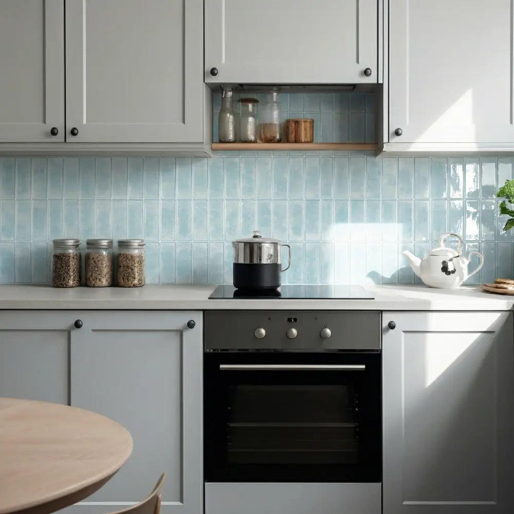 Панель ПВХ Плитка Лазурит 3x962x487 мм 0.47 м² Santreyd STLM-2116357 - Вид №4