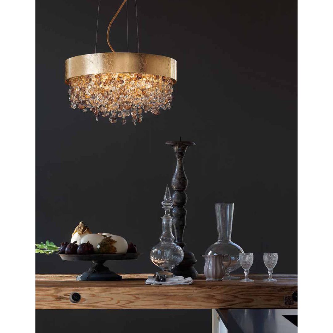 Masiero OLA S6 90 V83 LED Bronzo/warm color подвес 87911 - Вид №1