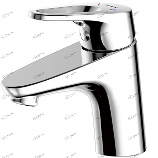 Смеситель для ванной комнаты на раковину низкий DROP-D F148162C bravat