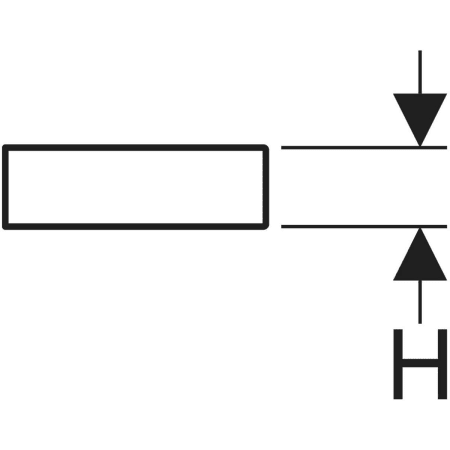 840339000 Настенная полка Geberit iCon Geberit  - Вид №4