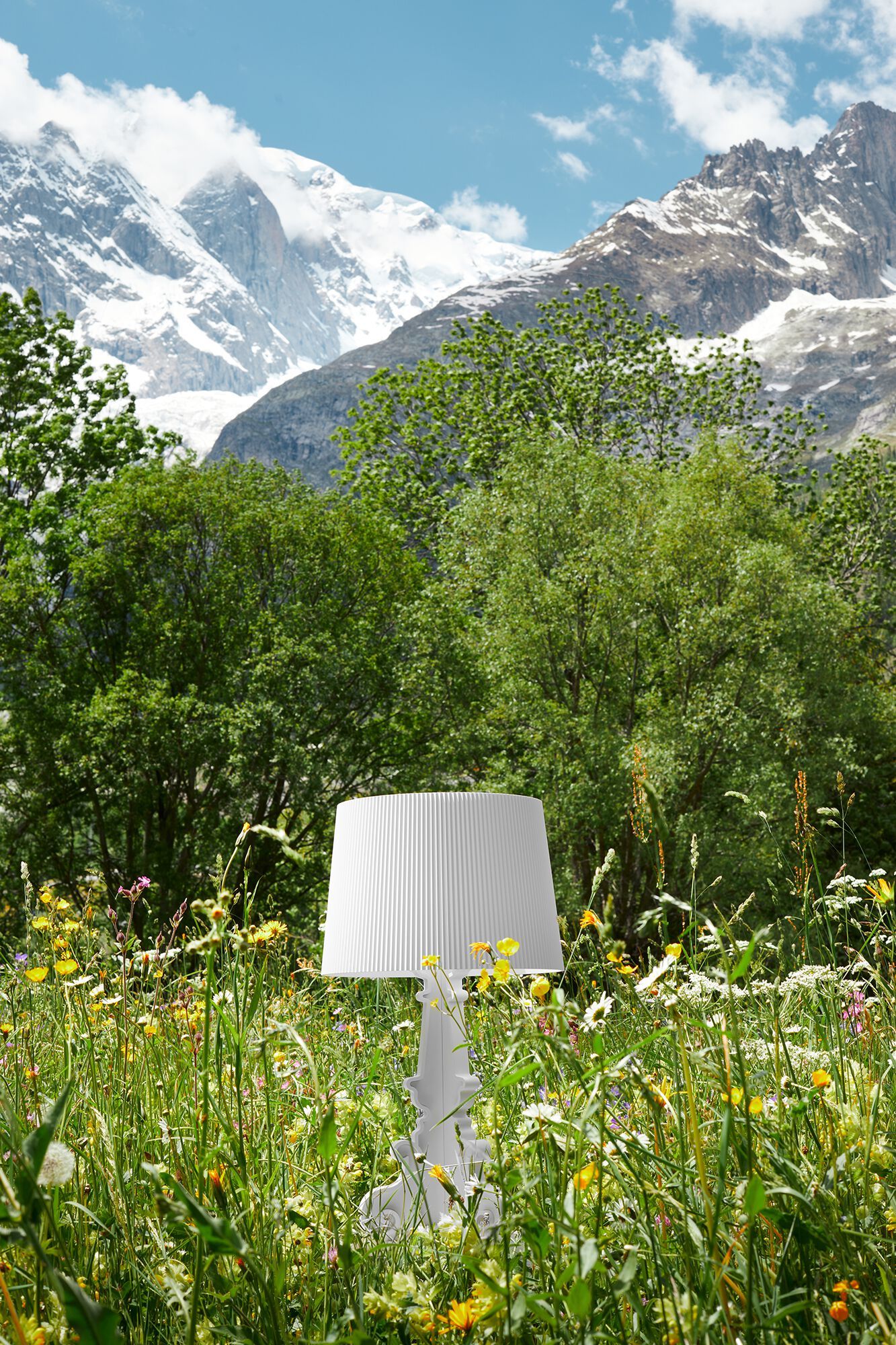 Поликарбонатная светодиодная настольная лампа с регулируемой яркостью Kartell BOURGIE ARCH-00127267 - Вид №4