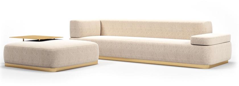 Aston Martin Прямоугольный пуф из нубука с обивкой V255 sun-id-1492423 - Вид №4