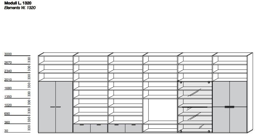 Porro Модульный книжный шкаф System sun-id-1363904 - Вид №14