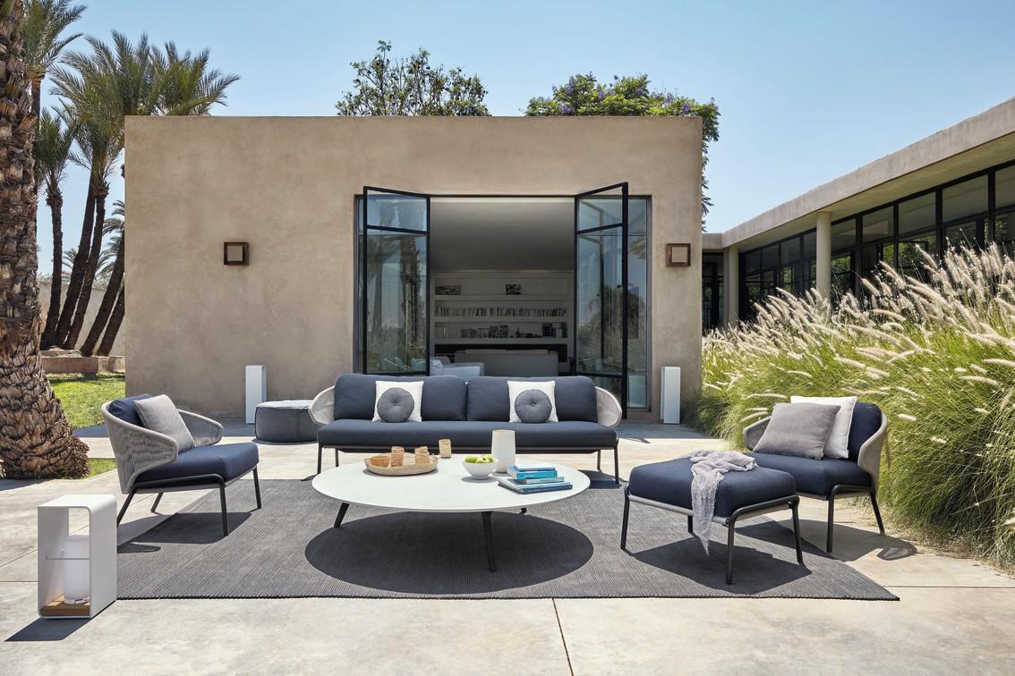 3 мест. диван фиксированный лава бронза Manutti Radius MNST747 - Вид №9