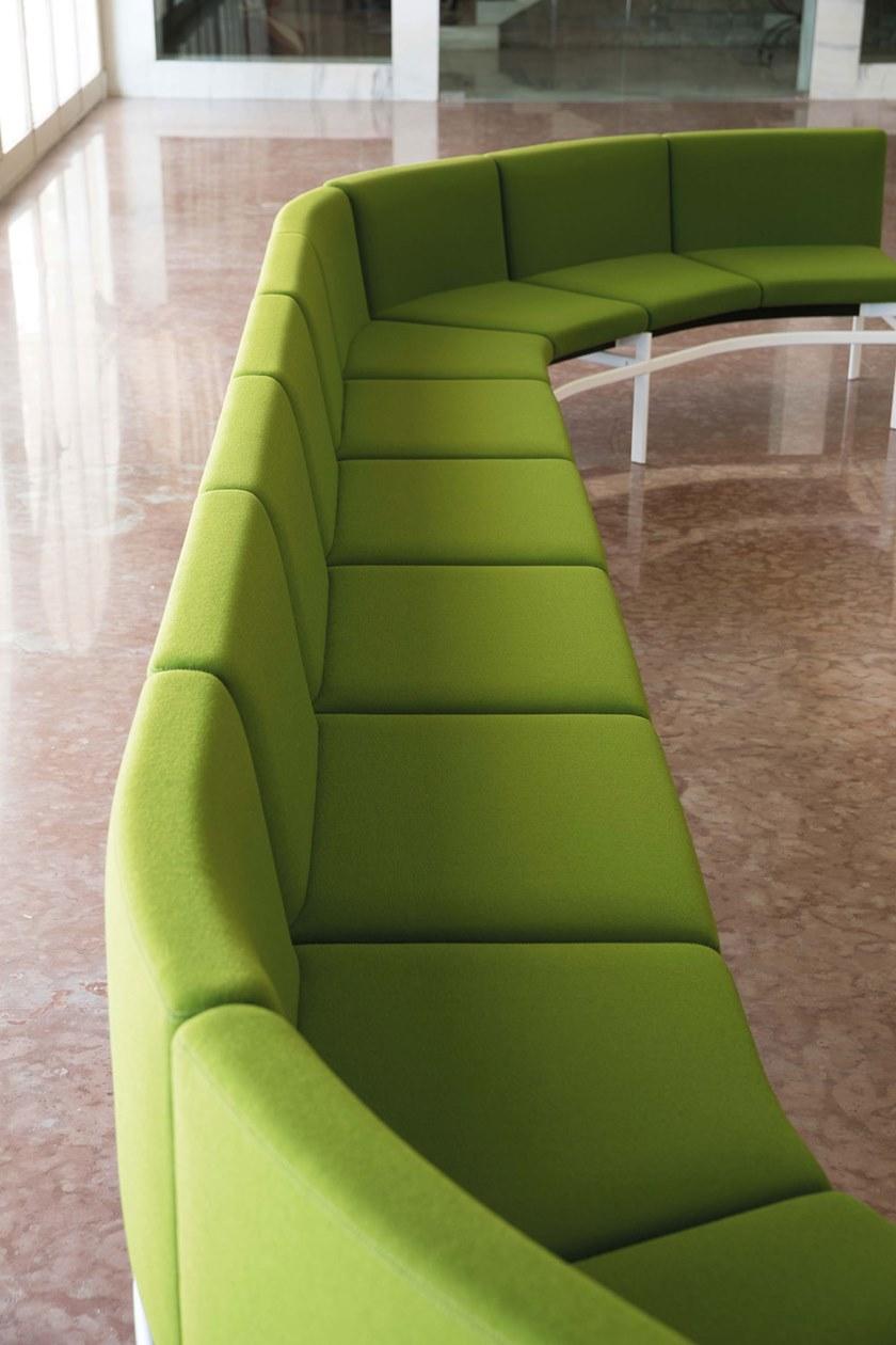 Luxy Изогнутый модульный диван из ткани Ponte sun-id-1503206 - Вид №5