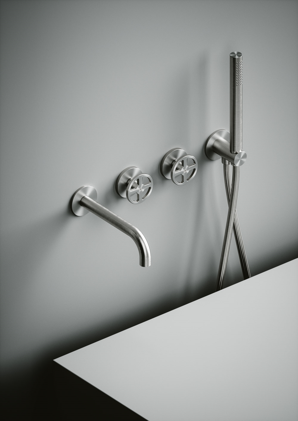 Valvola02. 20 69. Настенный смеситель Fo Quadrodesign - Вид №1