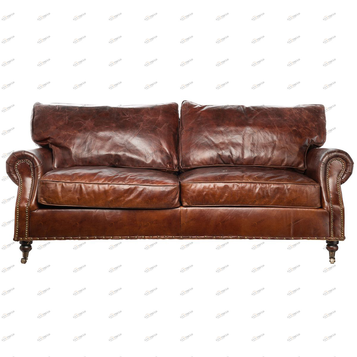 Диван Maxwell прямой коричневый ДОМАШНЯЯ ОБСТАНОВКА ДИЗАЙНЕРСКИЕ, MAXWELL 017183 Коричневый Santreyd 