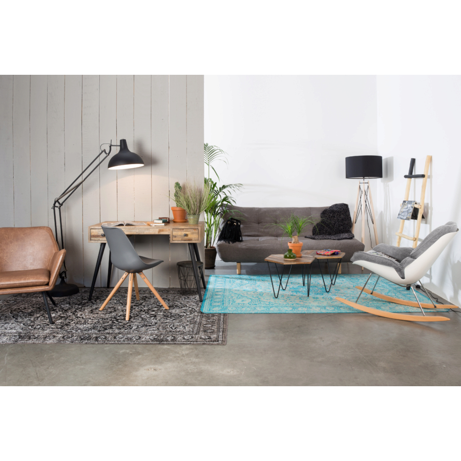 Лаунж кресло-качалка Rocky светлое White Label Living 3100042 - Вид №3