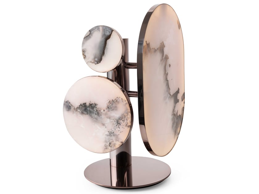 Настольная лампа из оникса с фиксированной рукояткой Visionnaire ARCH-00140126