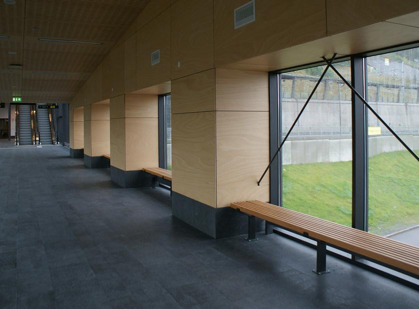 Nola Industrier Скамья из стали и дерева без спинки Luma sun-id-1364539 - Вид №5