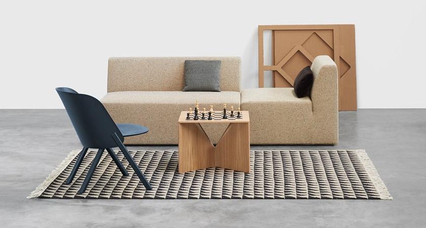 e15 Лакированный журнальный столик из игрового дуба Ferdinand kramer® Es09  - Вид №1