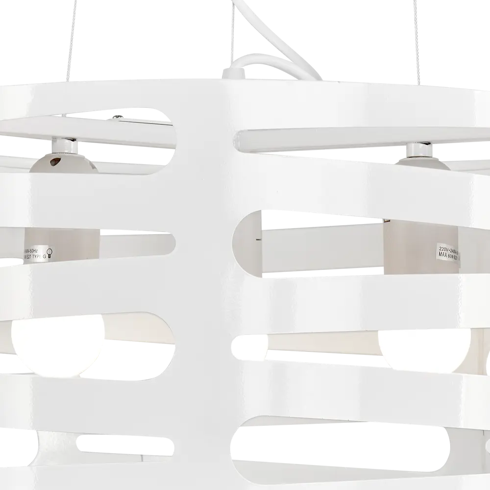 Светильник подвесной Laurel 3 лампы 12 м² цвет белый Toplight STLM-2024206 - Вид №5