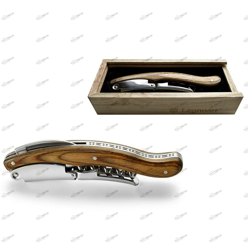 L002060200037 Штопор для вина Стальной Legnoart Италия 