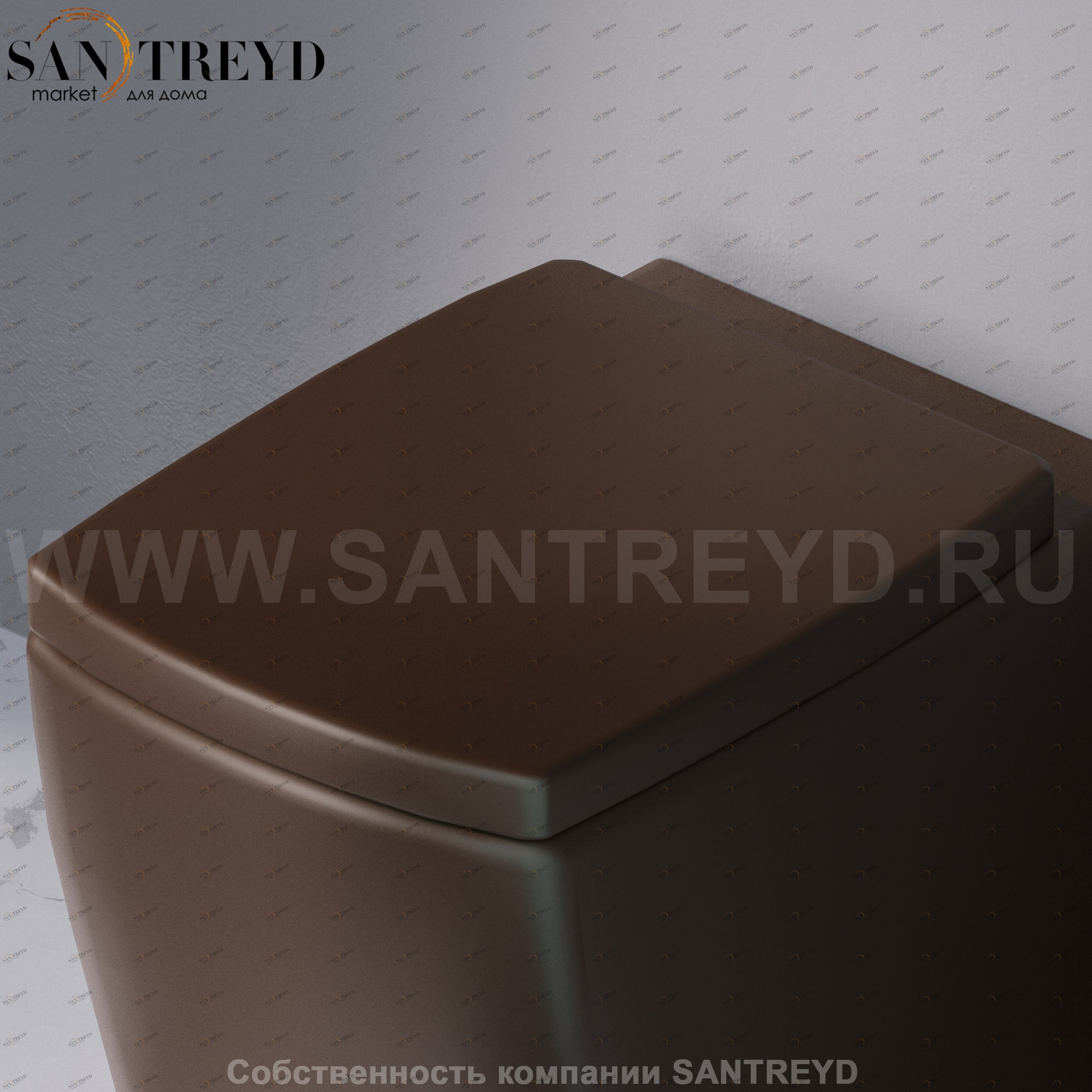 C521.107 Крышка сиденье для унитаза A. e T. Italia SQUARE AeT ITALIA