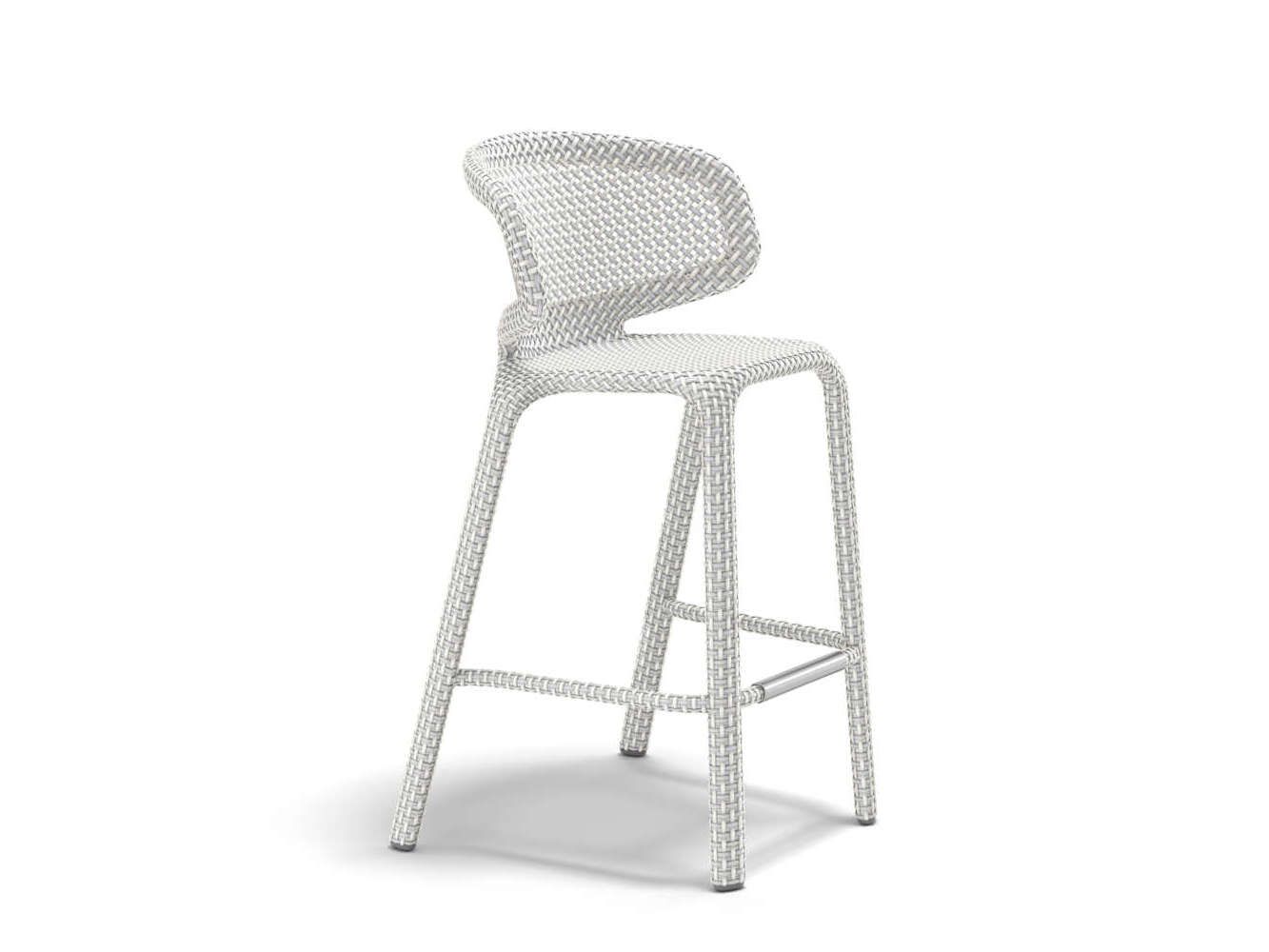 Высокий садовый стул из синтетического волокна со спинкой DEDON SEASHELL NUO ARCH-00120346 - Вид №1